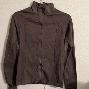 Fabletics Delta Seamless Long-Sleeve Zip Up Size L